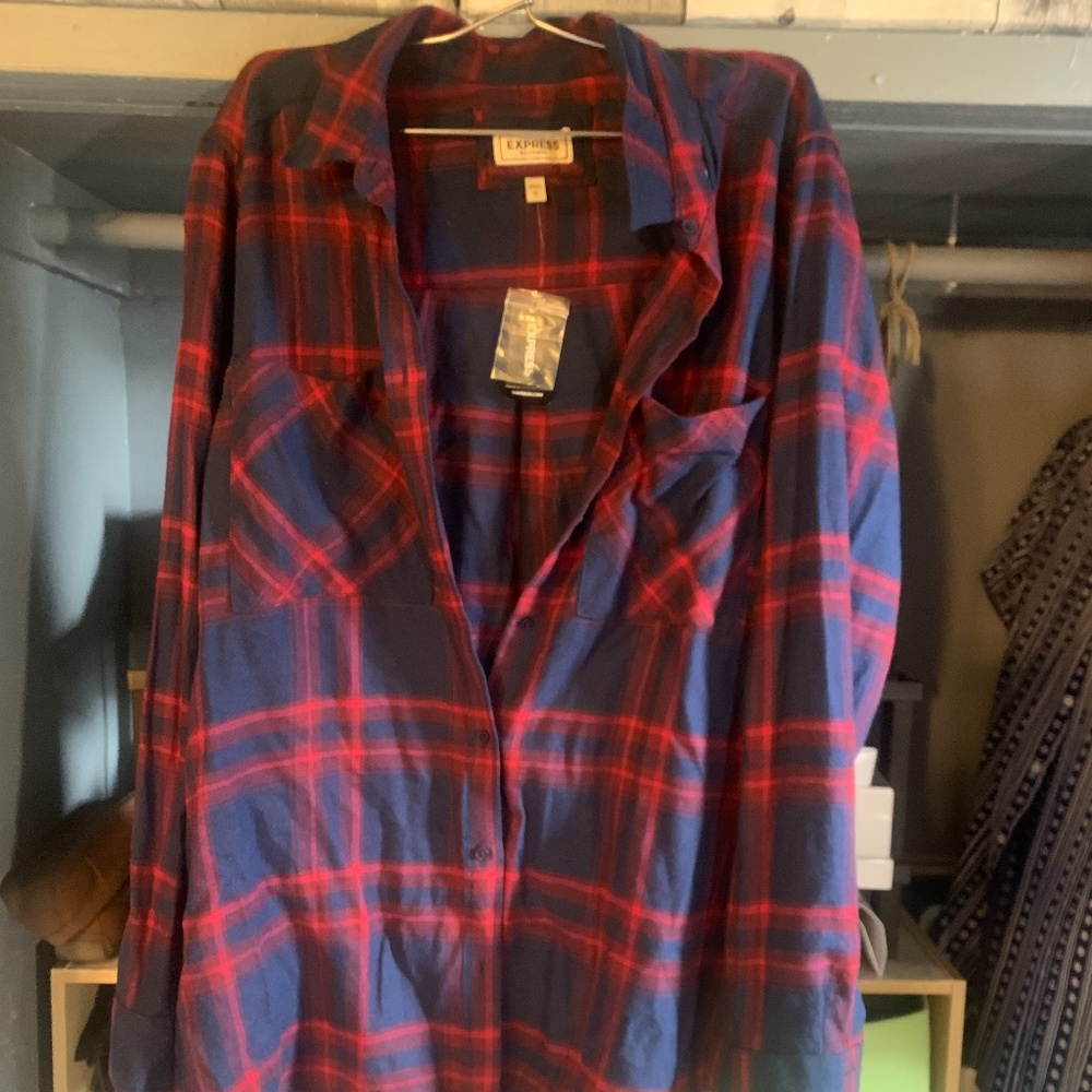 Express Flannel button up